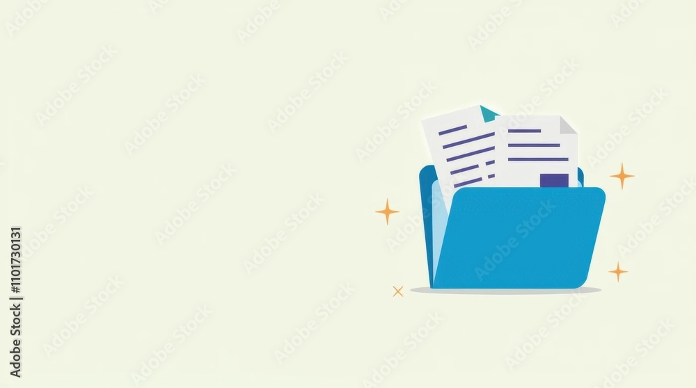 Open Folder with Documents