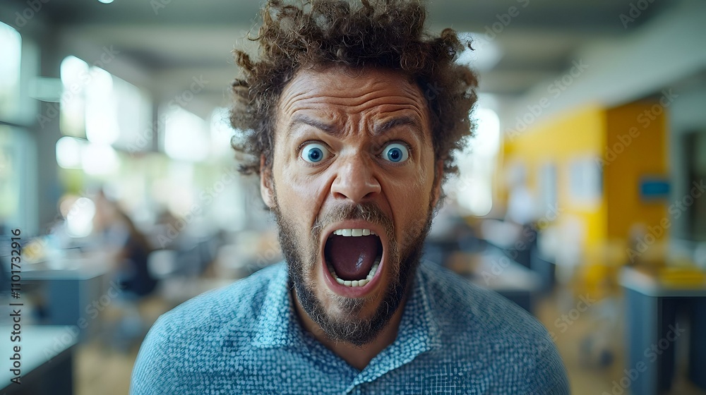 Entrepreneur Handling Business Setbacks in Modern Office Setting Resilience and Challenges Concept Entrepreneur Handling Business Setbacks in Modern Office Setting Resilience and Challenges Concept