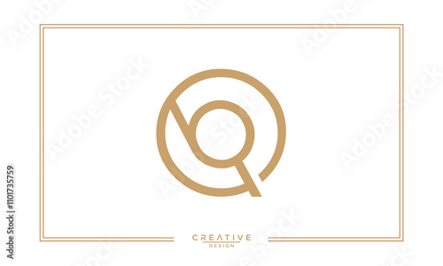 BQ, QB, B, Q, Abstract Letters Logo Monogram