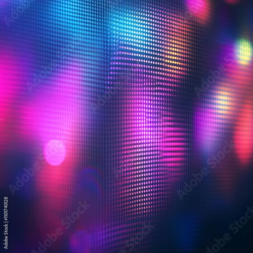 Wallpaper Mural CloseUp LED blurred screen. LED soft focus background. abstract background ideal for design. Torontodigital.ca