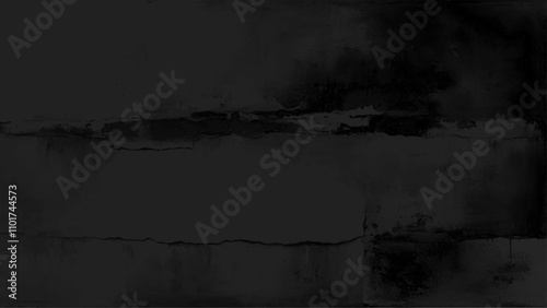 Vector dark concrete texture. Stone wall background. Rich texture of a gray slate surface. Dark premium background for website banners and posters. EPS 10