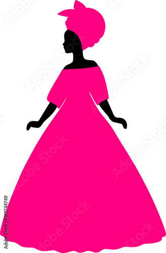 long dress and turban