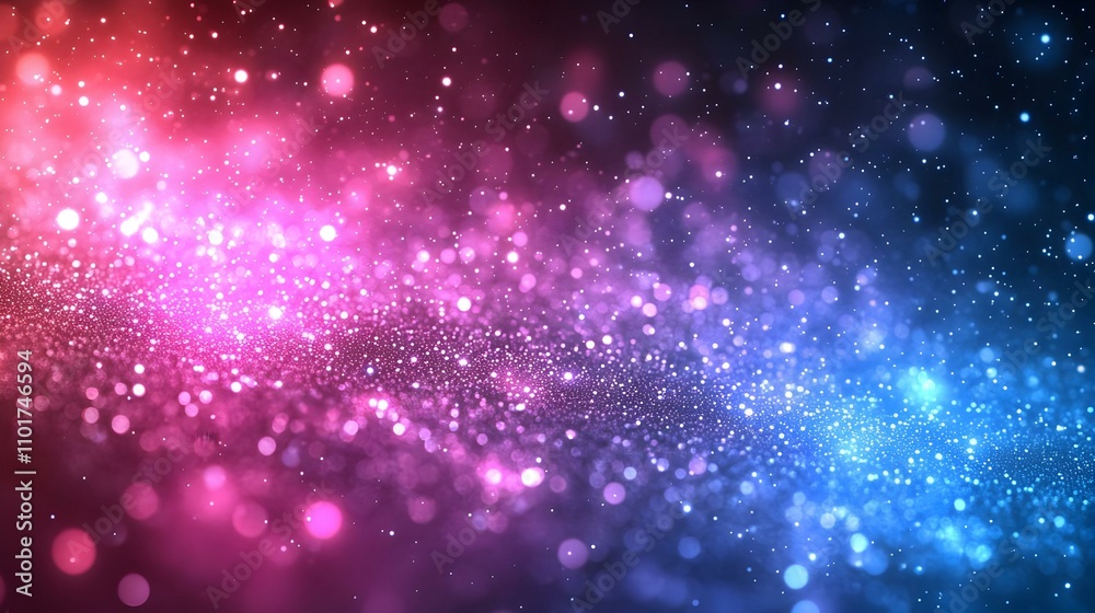 Fototapeta premium Glossy Abstract Background with Dynamic Light Bursts in Futuristic Colors for Sci-Fi Day Banners