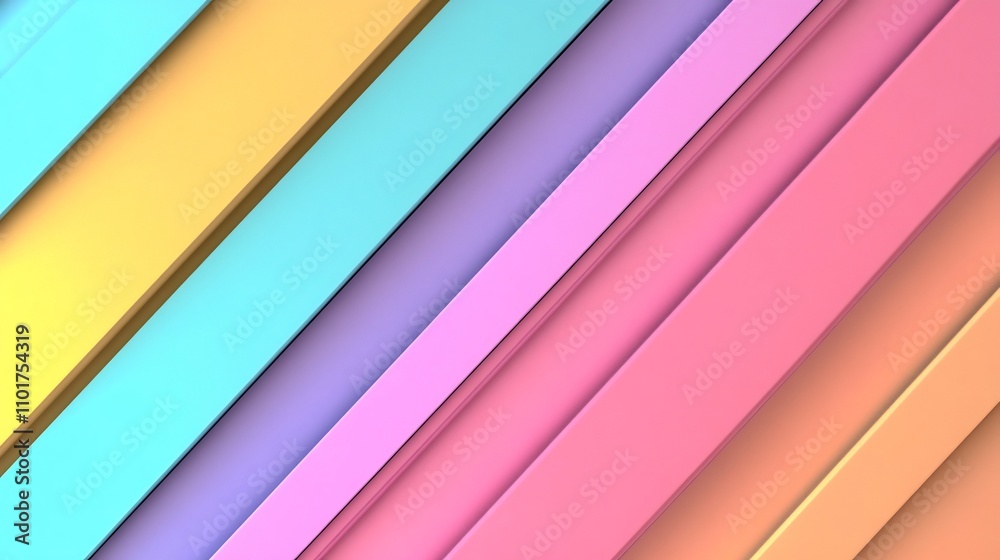 Fototapeta premium Smooth and Vibrant Pastel Gradient Abstract Background