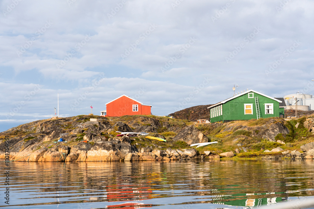 Hills and mountains on the Arctic Circle Trail which links Kangerlussuaq and Sisimiut, Greenland