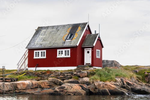 Obraz na płótnie Assaqutaq, abandoned village in Western Greenland w salonie