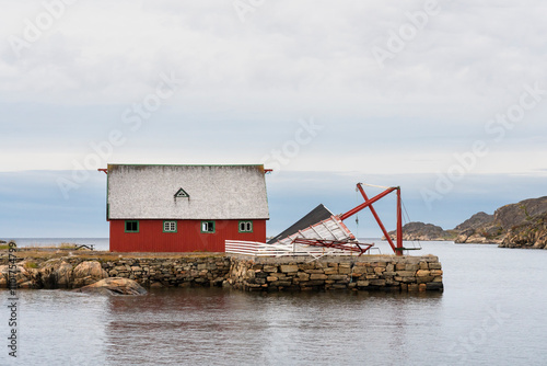 Obraz na płótnie Assaqutaq, abandoned village in Western Greenland w salonie