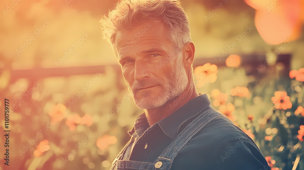 Illustration of a villager embodying the simplicity and charm of rural life, perfect for use in diverse creative projects Illustration of a villager embodying the simplicity and charm of rural life, perfect for use in diverse creative projects