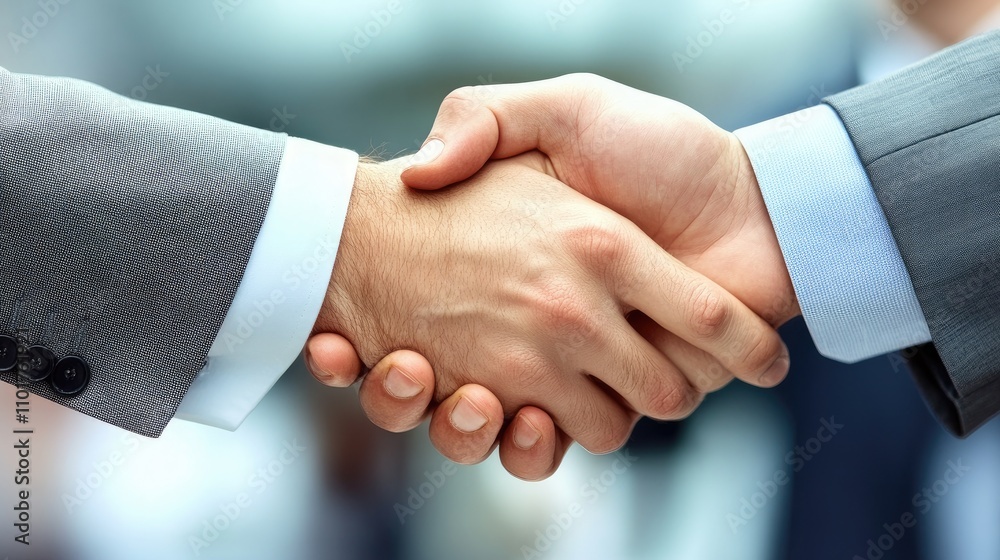 Business Professionals Shaking Hands During a Corporate Meeting Business Professionals Shaking Hands During a Corporate Meeting