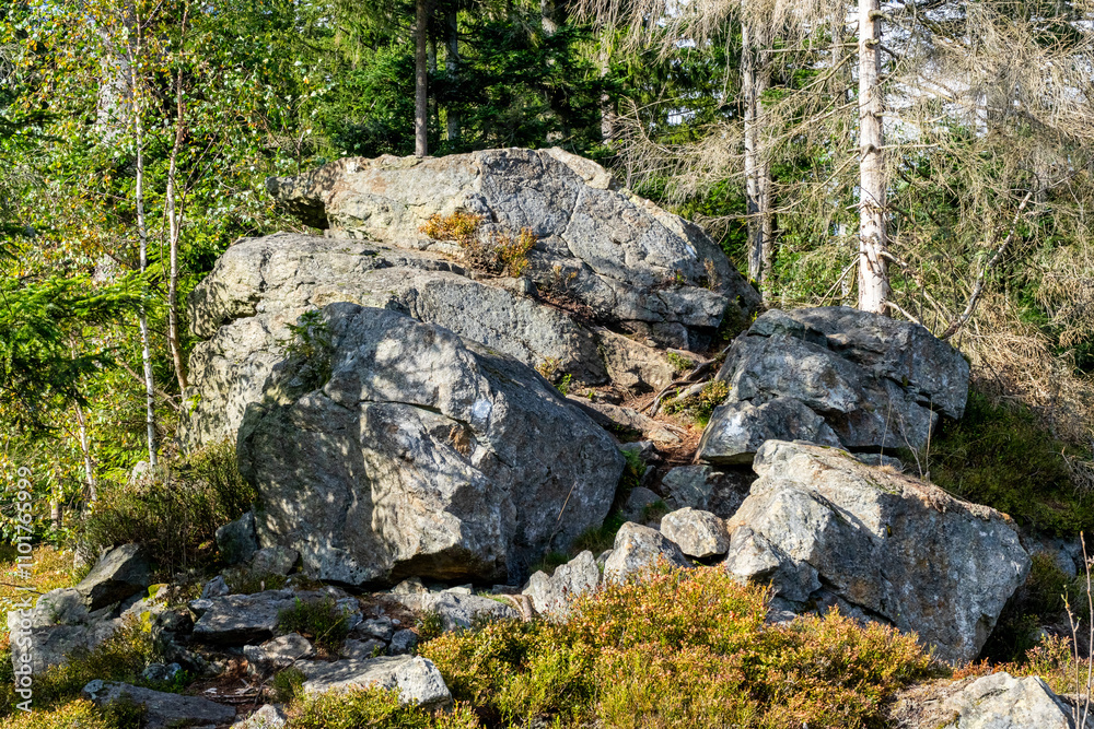 Hiking on the Hadriwa High Path in the Bavarian Forests Germany. Hiking on the Hadriwa High Path in the Bavarian Forests Germany.