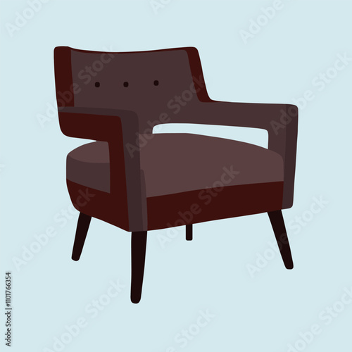 Comfortable sofa Cartoon illustration