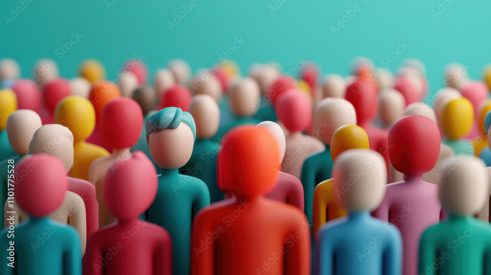 A colorful crowd of stylized figures stands together against a vibrant background, showcasing diversity and community. A colorful crowd of stylized figures stands together against a vibrant background, showcasing diversity and community.