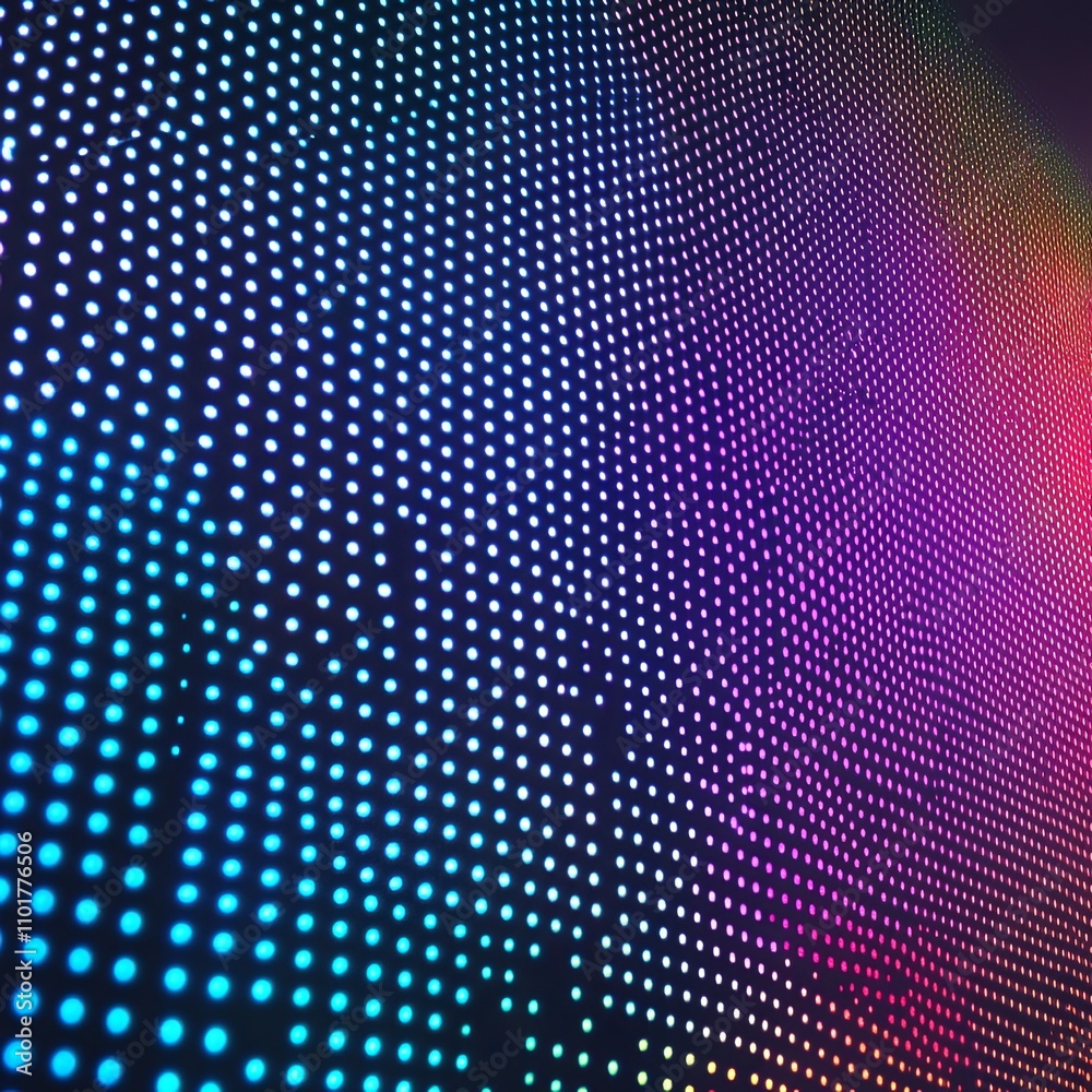 White dotted bright colored LED smd screen - close up background White dotted bright colored LED smd screen - close up background