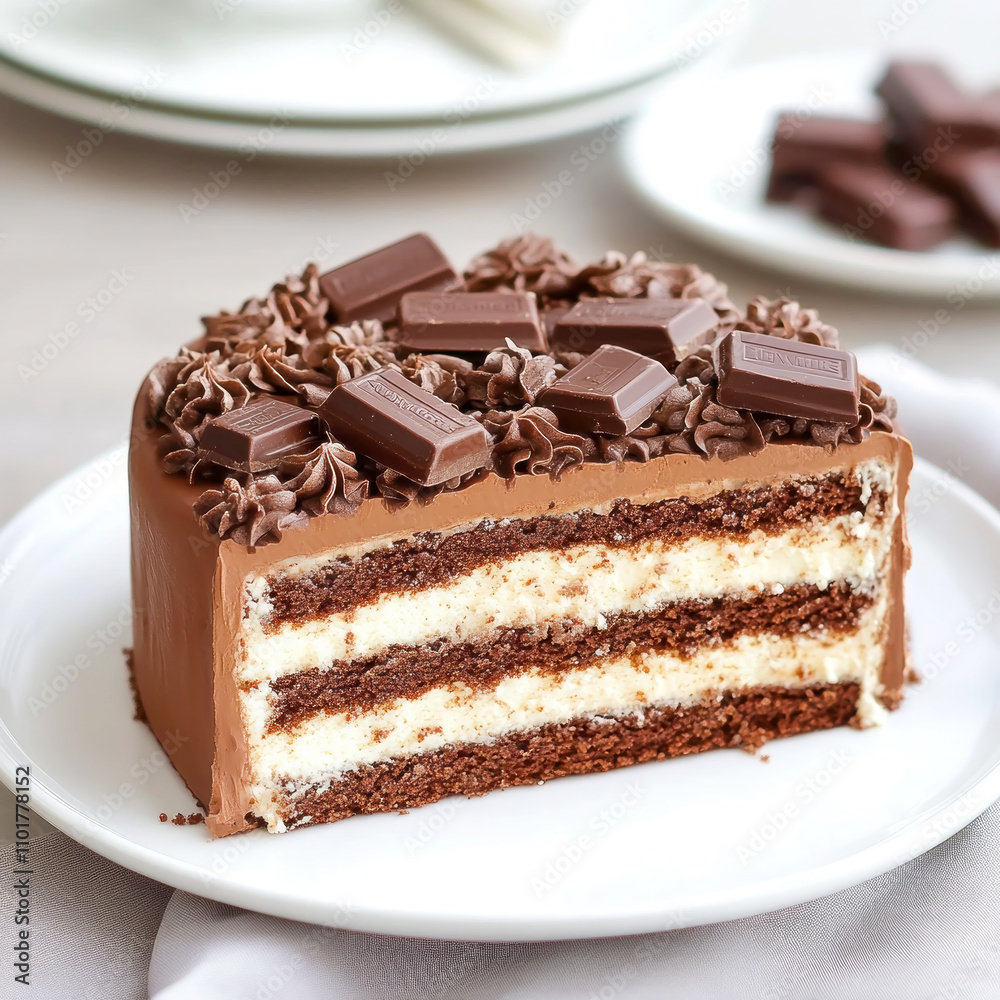 Indulge in the delightful layers of a no-bake Kit Kat cake, showcasing a luscious chocolate exterior and creamy filling, perfect for dessert lovers seeking an easy yet impressive treat Indulge in the delightful layers of a no-bake Kit Kat cake, showcasing a luscious chocolate exterior and creamy filling, perfect for dessert lovers seeking an easy yet impressive treat