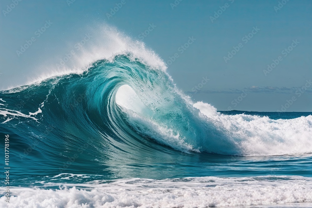 Vibrant Ocean Wave Splash Isolated on Clean White Background Vibrant Ocean Wave Splash Isolated on Clean White Background
