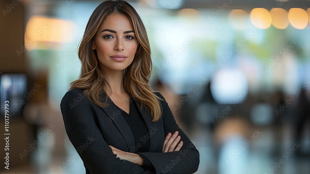 Confident Businesswoman Portrait Professional Attire Confident Businesswoman Portrait Professional Attire