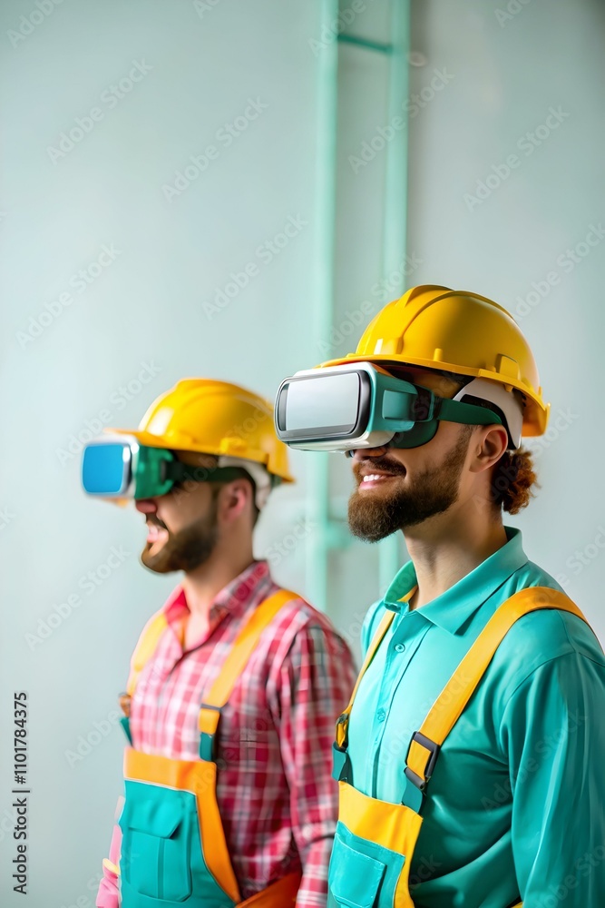 Factory Workers Using VR Training Modules for Innovative Manufacturing Digital Transformation