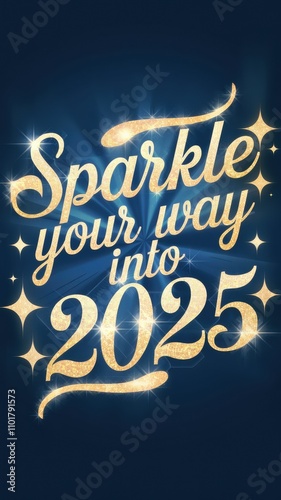 Sparkle your way into 2025 with vibrant decorations and bright wishes for the new year celebration