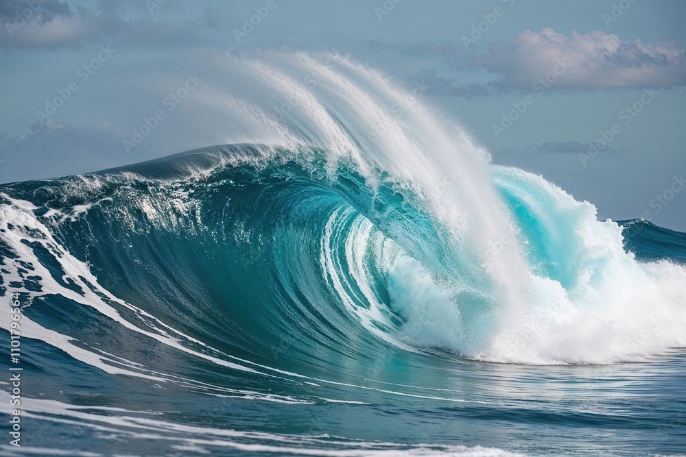 Enchanting Wave Splash on White Background Ideal for Creative Projects Enchanting Wave Splash on White Background Ideal for Creative Projects