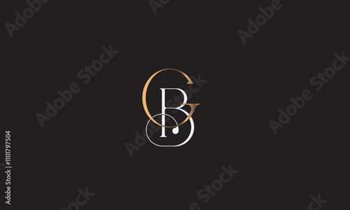 GB, BG, B, G Abstract Letters Logo Monogram	