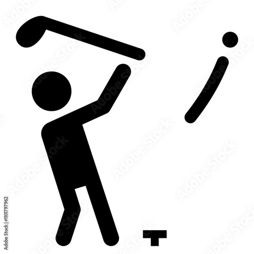 Golf Swing Icon