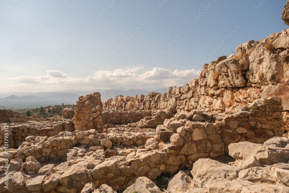 Fototapeta premium Cyclopean Walls of Mycenae, Greece.