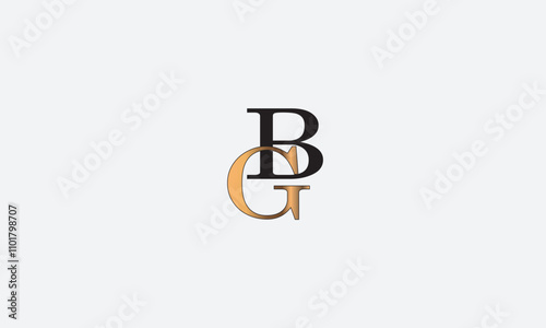 GB, BG, B, G Abstract Letters Logo Monogram	