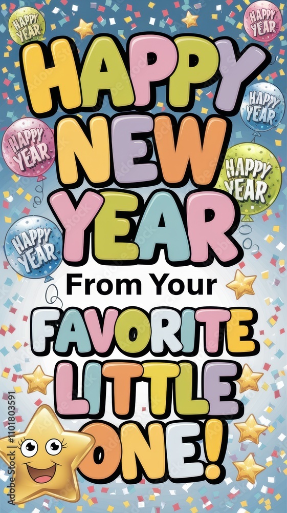 Celebrate the New Year with a heartfelt message from a little one to spread joy and cheer Celebrate the New Year with a heartfelt message from a little one to spread joy and cheer