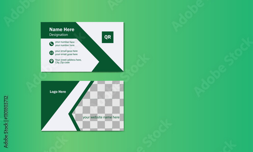 Minimal modern simple business card  and name  card design for corporate business.