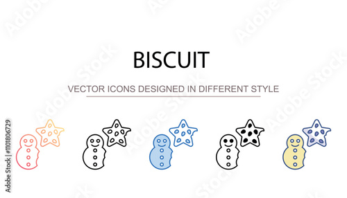 Biscuit icon design with white background stock illustration