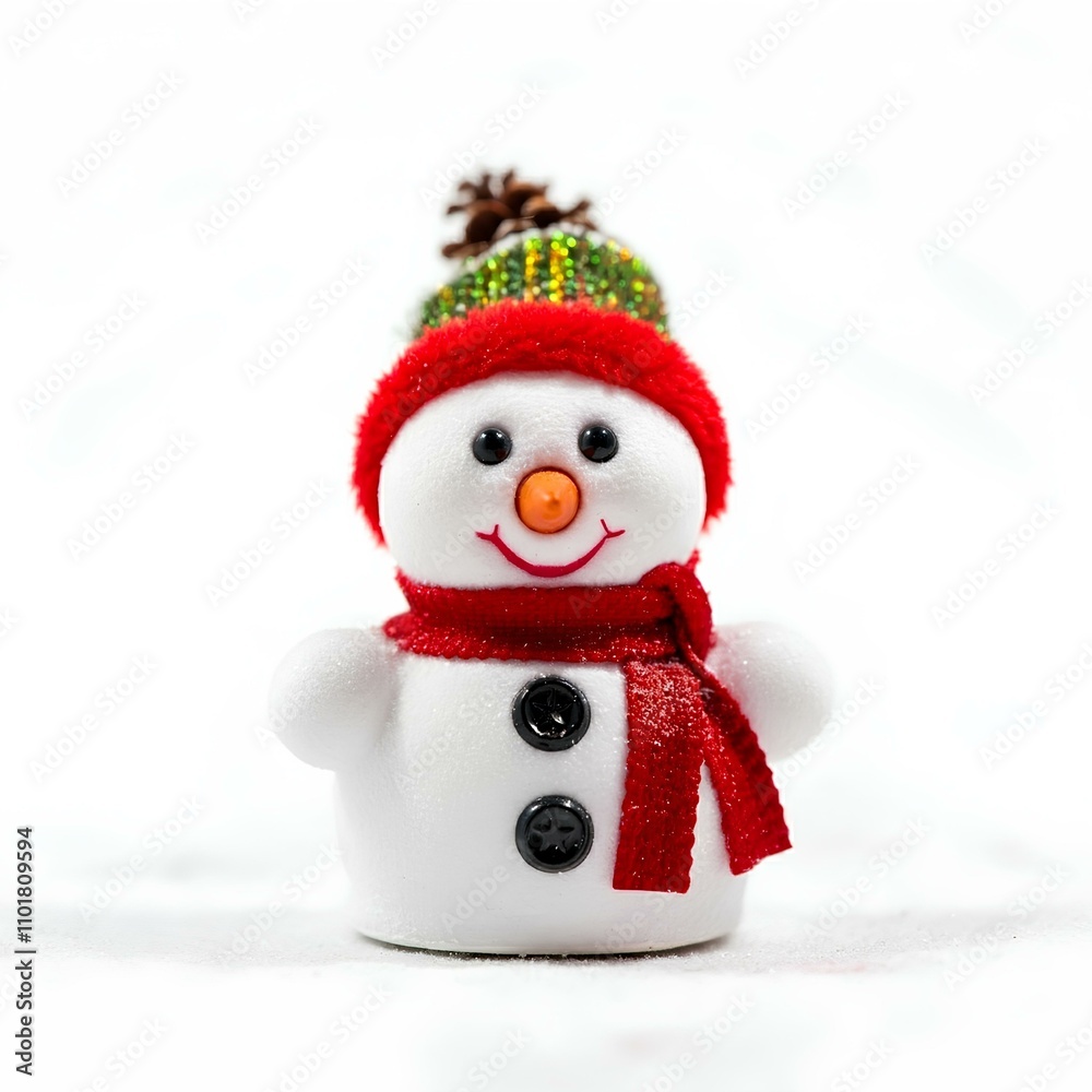 Ein verspielter und festlicher Schneemann, ideal für die Verwendung in Feiertagskampagnen, Kinderinhalten oder saisonalen Dekorationen. Ein verspielter und festlicher Schneemann, ideal für die Verwendung in Feiertagskampagnen, Kinderinhalten oder saisonalen Dekorationen.