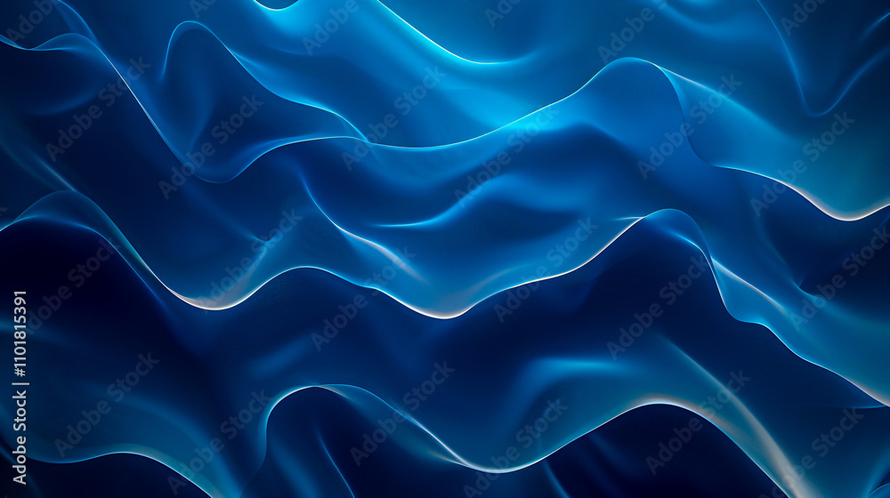 Obraz premium Abstract luxury gradient background in blue tones.