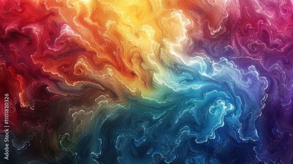 A vibrant, swirling abstract pattern showcasing a blend of colors and textures. A vibrant, swirling abstract pattern showcasing a blend of colors and textures.