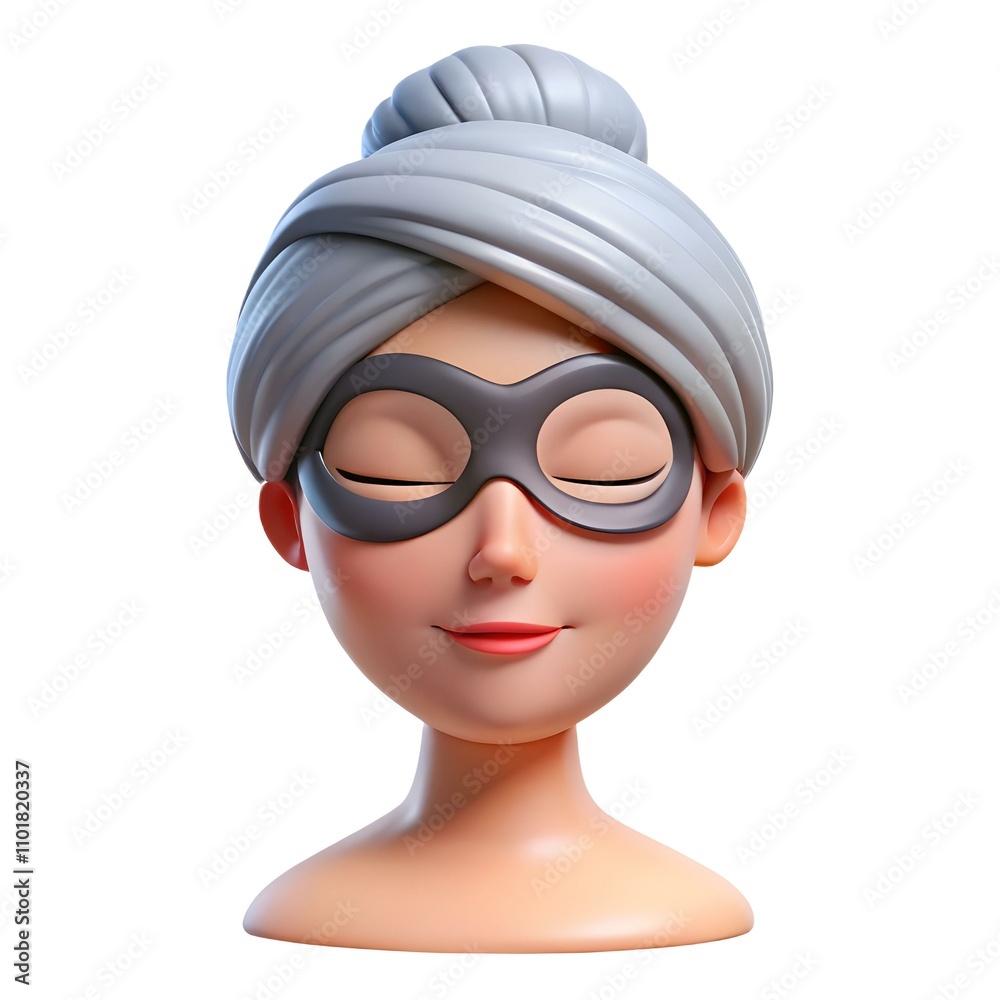 Close Up Portrait Woman Steam Sauna Beads Forehead Detox Relaxation Spa Wellness Retreats Copy Space Close Up Portrait Woman Steam Sauna Beads Forehead Detox Relaxation Spa Wellness Retreats Copy Space