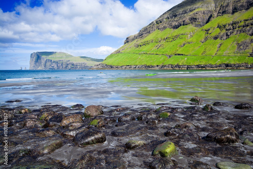 Tjørnuvík beach on Streymoy...