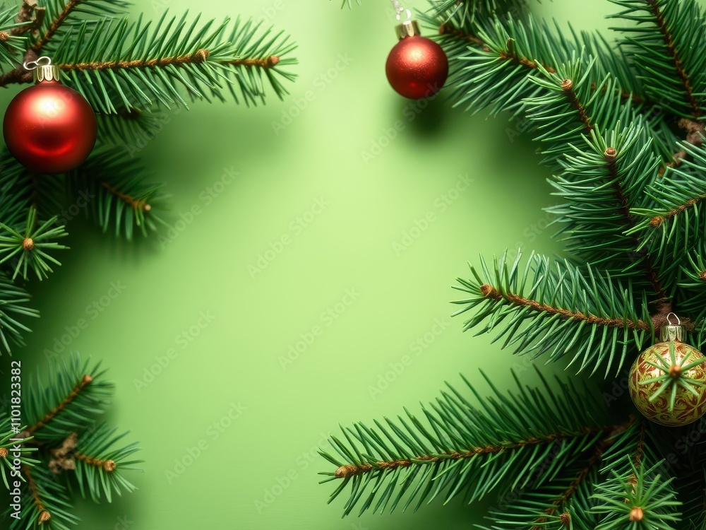 Abstract image of Christmas tree branches creating a festive background, background, decorative Abstract image of Christmas tree branches creating a festive background, background, decorative
