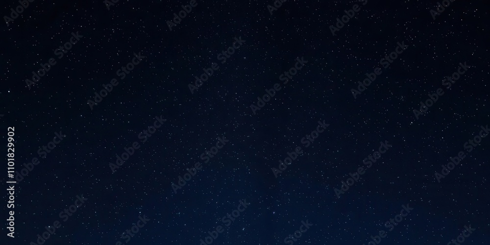 Fototapeta premium Night sky filled with sparkling stars against a black background, space, ethereal