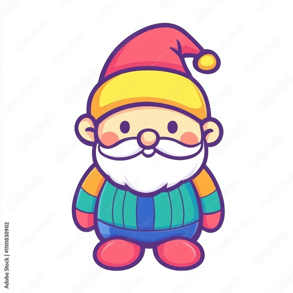 Cute gnome for holiday decoration