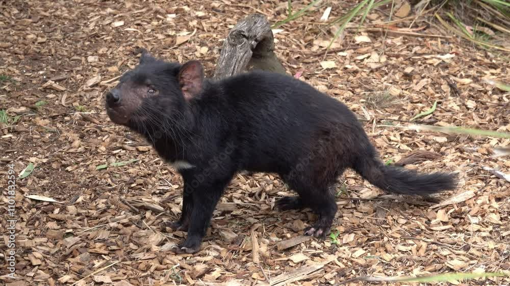 Tasmanian devil endemic rare Tasmanian animal Tasmanian devil endemic rare Tasmanian animal