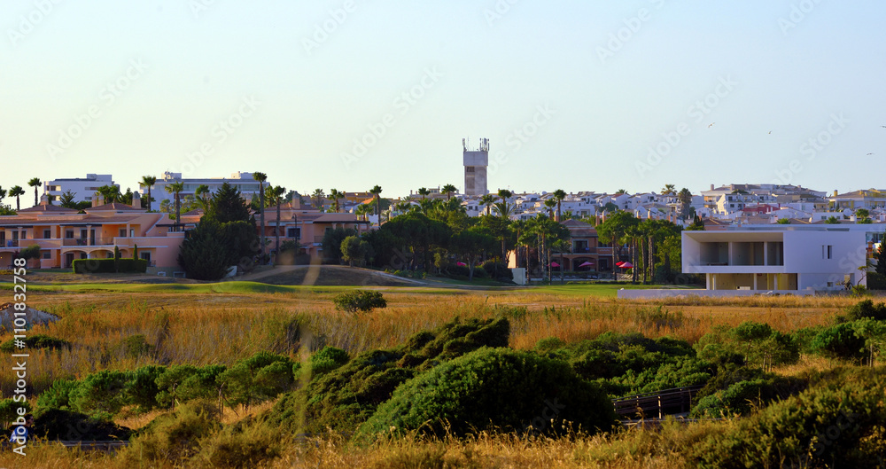 cityscape of lagos algarve portugal cityscape of lagos algarve portugal