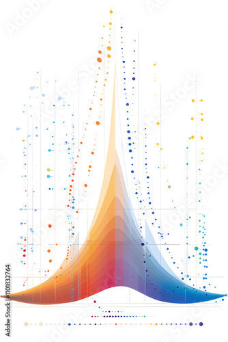Visual Depiction of Standard Deviation Calculation and its Statistical Significance in Data Analysis