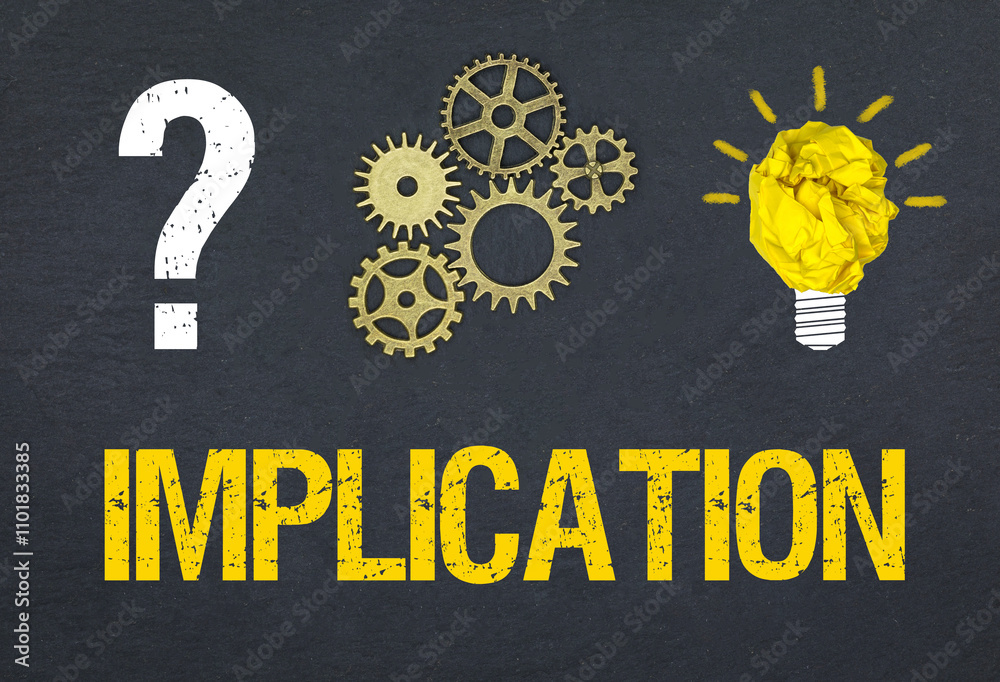 Obraz premium Implication 