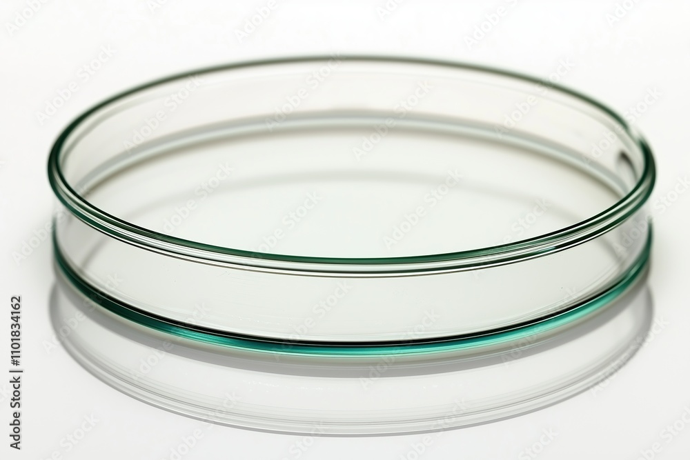 empty petri dishes clear glass design isolated on white background empty petri dishes clear glass design isolated on white background