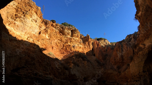 Rocky coastline near Carvoeiro