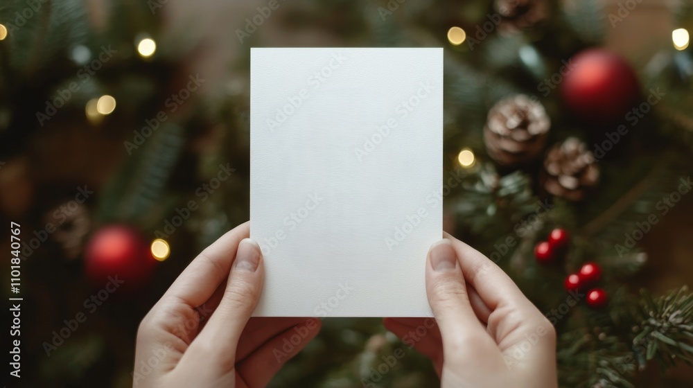 Minimalist Christmas card with joyful holiday message, clean layout, and minimal seasonal illustrations, creating an elegant and joyful festive vibe Minimalist Christmas card with joyful holiday message, clean layout, and minimal seasonal illustrations, creating an elegant and joyful festive vibe