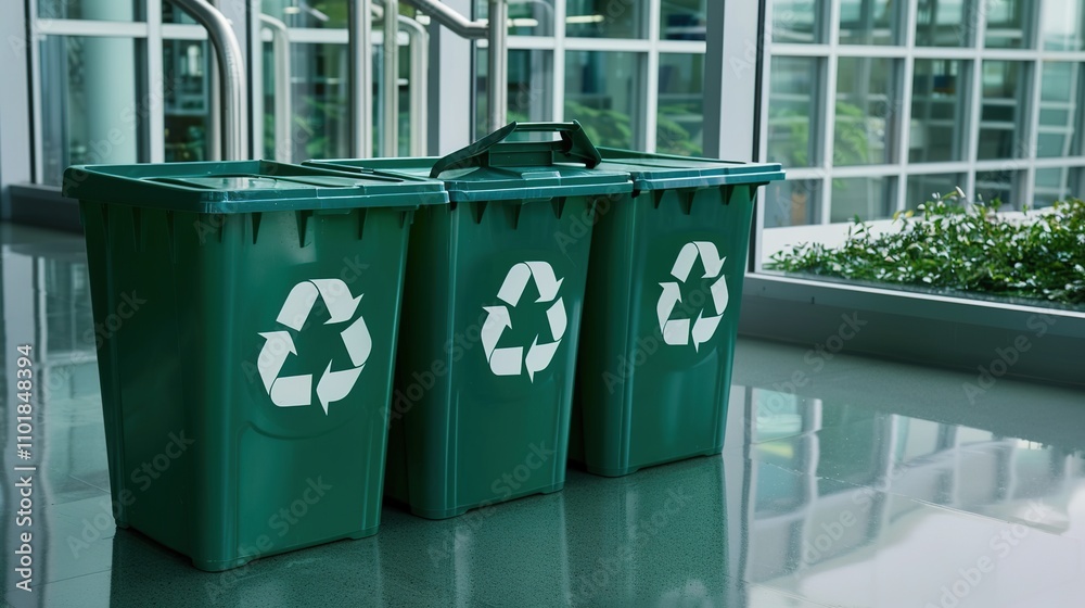 Office Green Recycling Logo - A Symbolic and Eco - Friendly Visual Identity. The Green Recycling Logo for Office Use, with Its Distinctive Design and Environmental - Friendly Connotations, Creating Office Green Recycling Logo - A Symbolic and Eco - Friendly Visual Identity. The Green Recycling Logo for Office Use, with Its Distinctive Design and Environmental - Friendly Connotations, Creating