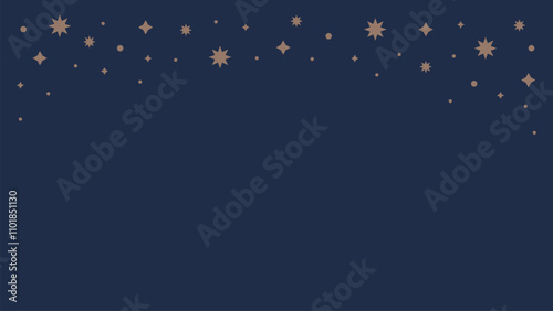 blue christmas background with stars, vector illustration, template for banner,greeting cards,invitation,print,wallpaper