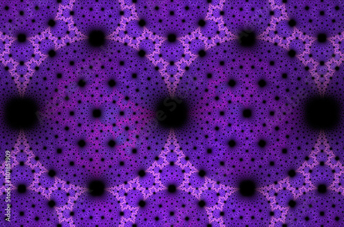 Abstract fractal 3d circle image