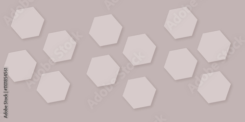 Abstract 3d digital technology hexagon pattern shapes  technology abstract texture background. 