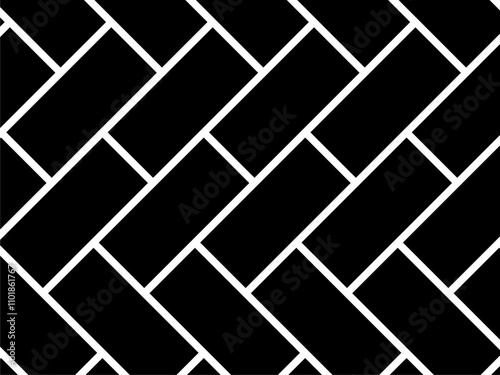 Herringbone Pattern, Brick or Paving Block Motif, can use for Decoration, Background, Carpet, Ornate, Tile, Floor, Wallpaper, Wrapping, Fashion, Fabric, Interior, Exterior or Graphic Design Element